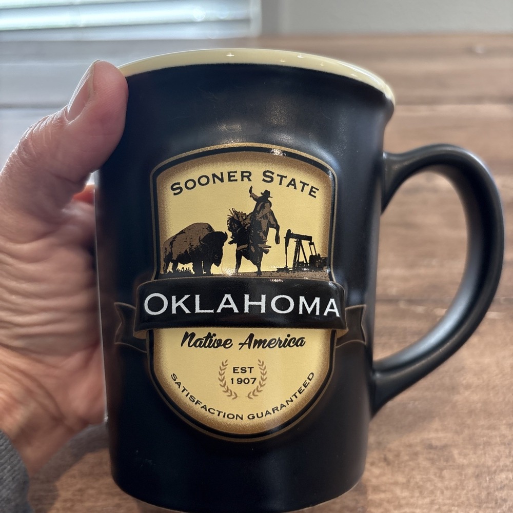 Americaware Oklahoma Native State Travelers Choice 3D Coffee Tea Cup Mug 3BAR02 - Picture 2 of 5